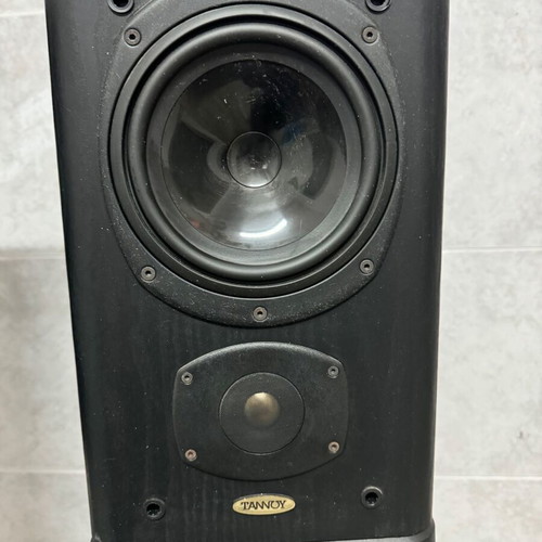 Tannoy 632 Black Ash speakers used, floorstanding with stands