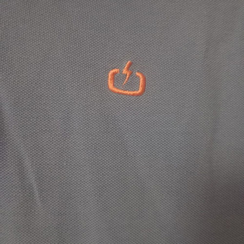 Emerson polo shirt used, cotton, blue, size L
