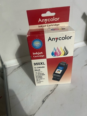 Anycolor 950 XL black printer ink new