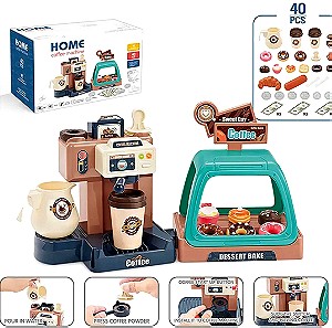 Παιδικό Παιχνίδι Μηχανή Πώλησης Καφέ Για Επιδόρπιο Παίξτε Σπίτι Παιχνίδι Αγόρι Κορίτσι Πουλήσ