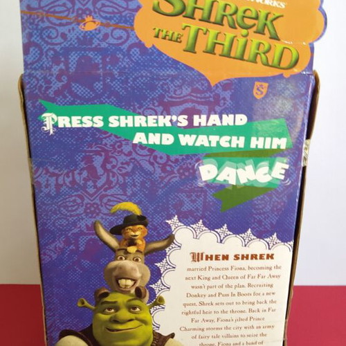 Shrek The Third Dancing Plush Doll used, 2007 Dreamworks