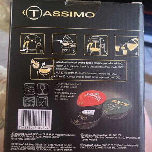 Tassimo glass coffee pot new in box