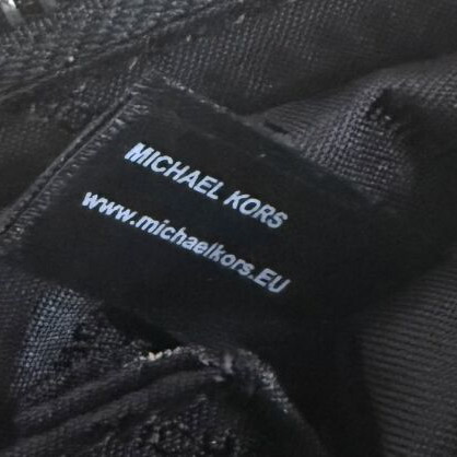 Michael Kors men's wristlet bag like new, black and gray