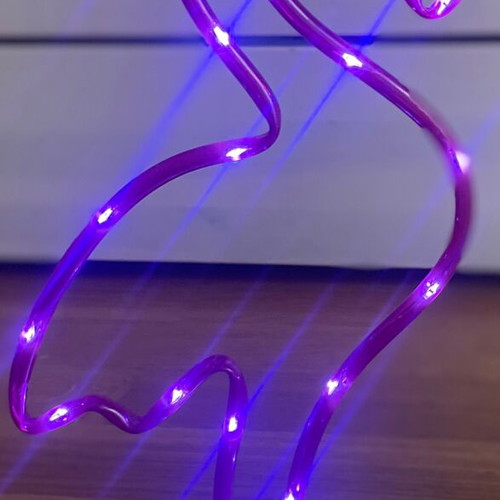 Flamingo lamp, pink, with batteries