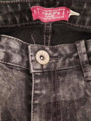 PinUp denim pants used, grey, size M