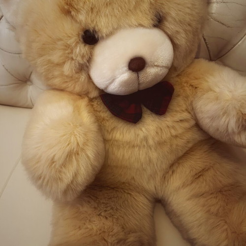 Beige plush teddy bear 60cm