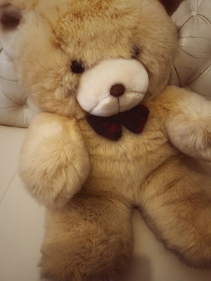 Beige plush teddy bear 60cm