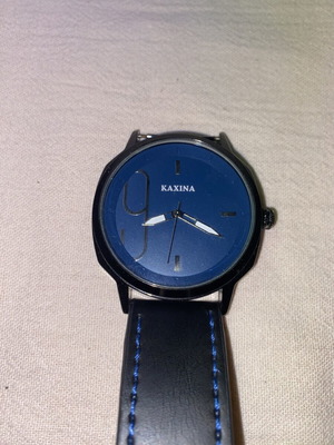 Kaxina wristwatch with blue dial