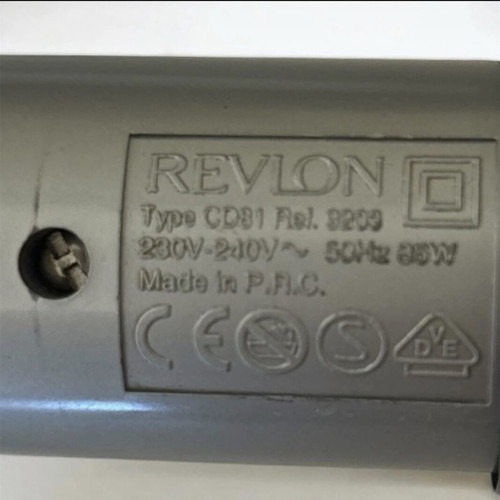 Revlon curling iron used with natural wear, versatile curls