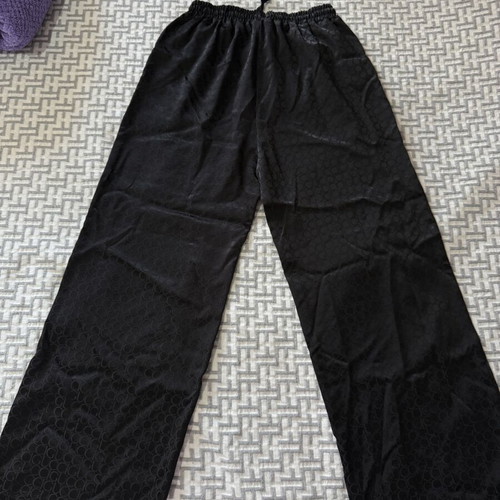 Gucci satin black tracksuit new, size M fits L