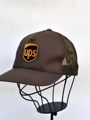 UPS Brown Hat like new, one size, polyester cotton