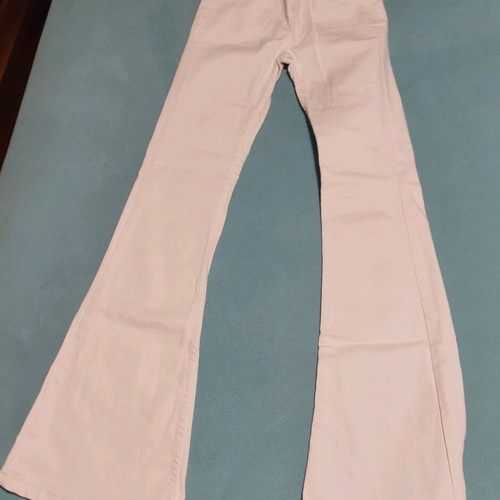 White denim pants Bershka like new, size 34