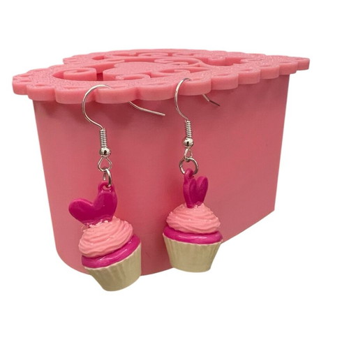Cupcake earrings new, small