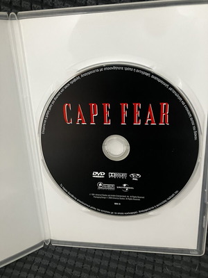 Cape Fear DVD, drama thriller with subtitles