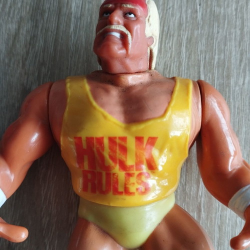 Hulk Hogan WWF Series 1 figure used, collectible