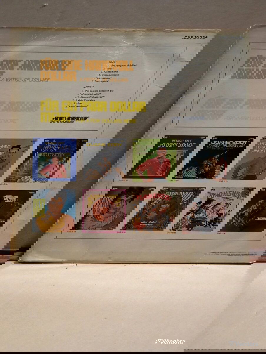 Για μια χούφτα δολάρια LP μεταχειρισμένο, μουσική Ennio Morricone