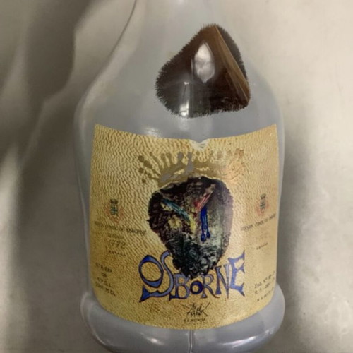 Brandy Conde de Osborne designed by Salvador Dalí set like new, vintage 1970s