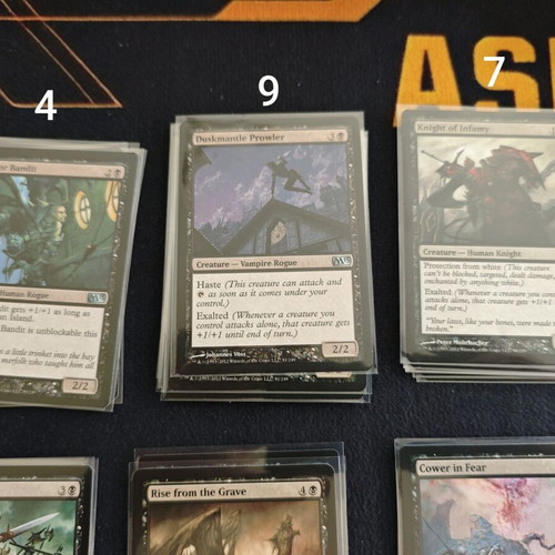 MTG M13 Black Cards Collection like new with sleeves, 238 cards