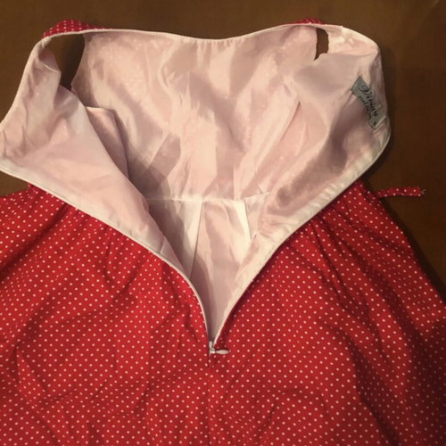Vivian red polka dot dress for girls 6 years
