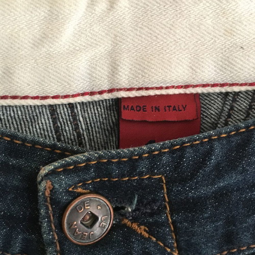 Vintage jeans Marithé & François Girbaud like new, size M, navy blue