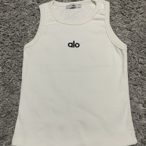 ALO white tank top, size M