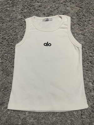 ALO white tank top, size M