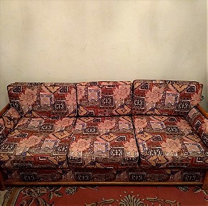 Σαλόνι αποτελούμενο από τριθέσιο καναπέ, διθέσιο καναπέ και πολυθρόνα