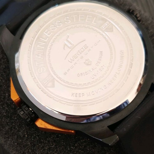 Weide watch new, black and orange
