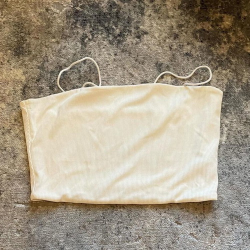 Shein ranta top new, white, size M