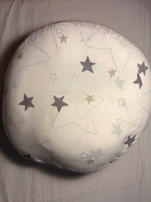 Nursing pillow new with cover and polystyrene filling