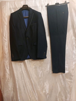 Antonio Miro suit used, blue, size 48