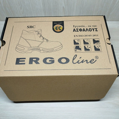 Ergoline safety boots new with steel toe and anti-slip sole