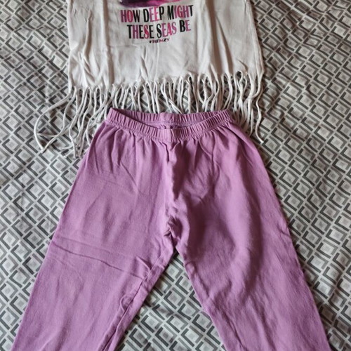 Summer set for girls with capri pants