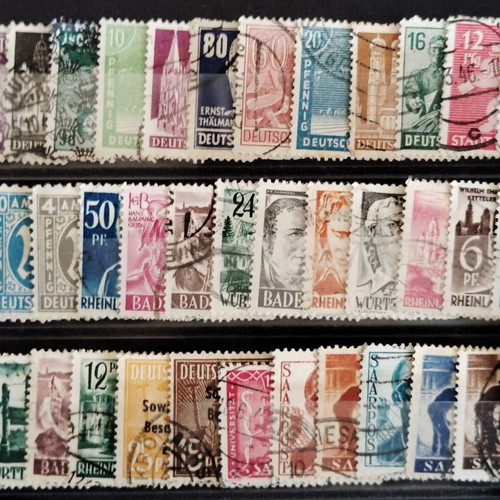 Germany stamp collection card A