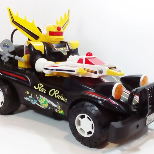 Vintage 1985 Son Al Toys Star Cruiser Sectaurs MOTU Blackstar battery operated toy like new
