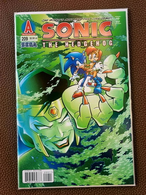 Sonic the Hedgehog #209 καινούργιο 2010 Archie Comics SEGA