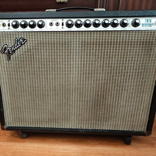 Fender Twin Reverb Silverface amplifier 1979 used, 135W