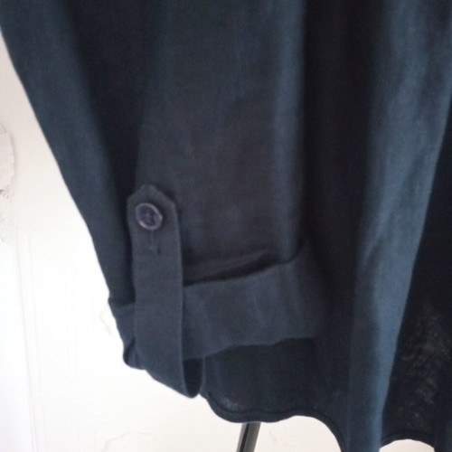 Linen blazer, navy blue, lightweight jacket