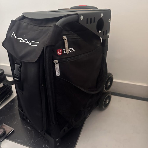MAC x ZÜCA Professional Rolling Makeup Case like new with 4 compartments
