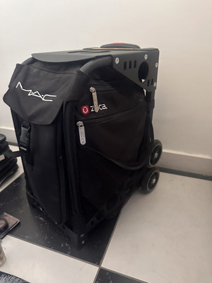 MAC x ZÜCA Professional Rolling Makeup Case like new with 4 compartments