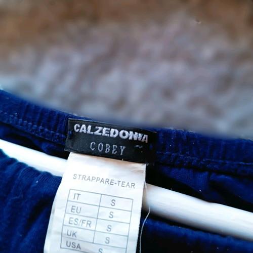 Calzedonia mini summer strapless dress used, blue