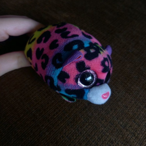 Colorful teddy bear doll like new