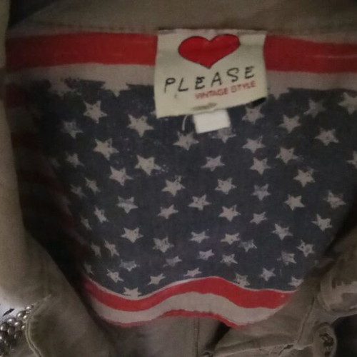 Please mako jacket like new, medium/large, green