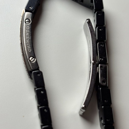 Chimento men's bracelet, black, luxury