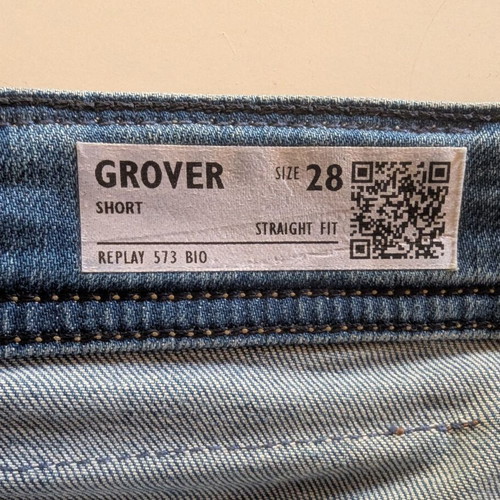 Replay Grover denim bermuda shorts like new, size 28