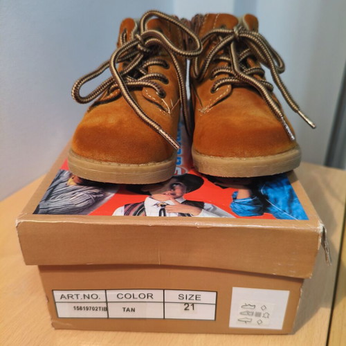 Streeters Kids Boots Size 21 Like New Tan Camel