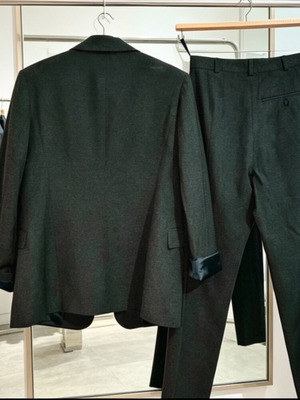 Vintage women's suit 2000 used, dark gray, sizes S-M and M-L
