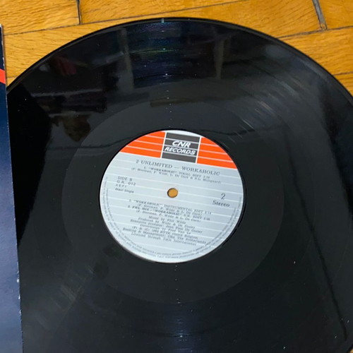 2 Unlimited Workaholic vinyl LP rare Greek pressing