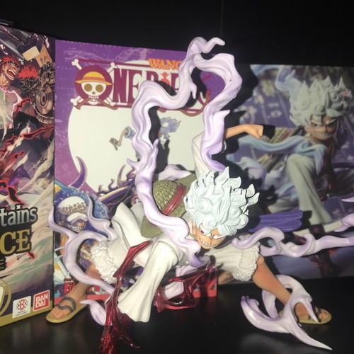 One Piece Luffy Gear 5 Sun God Nika figure new with box