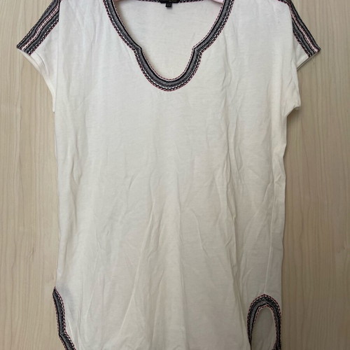 Massimo Dutti T-shirt size S like new, cream tunic style